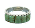 Turquoise Inlay Authentic Sterling Silver Southwest Ring Size 5-1/4 AX85001